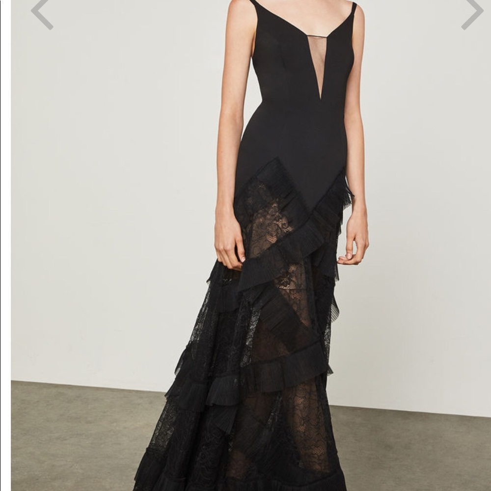 Black dress with lace
